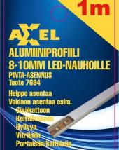 Axxel Alumiiniprofiili LED-nauhalle 1 m